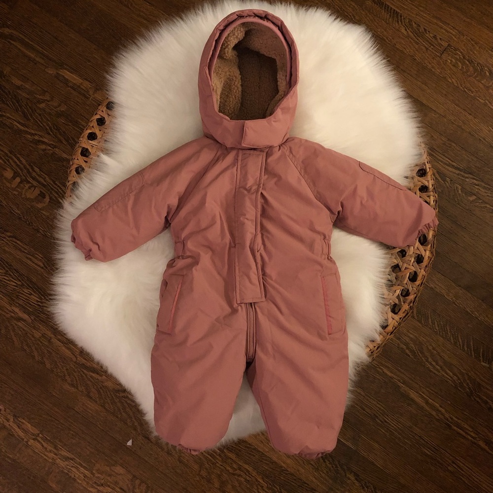 ZARA blunting one piece Snowsuit - 9-12 months